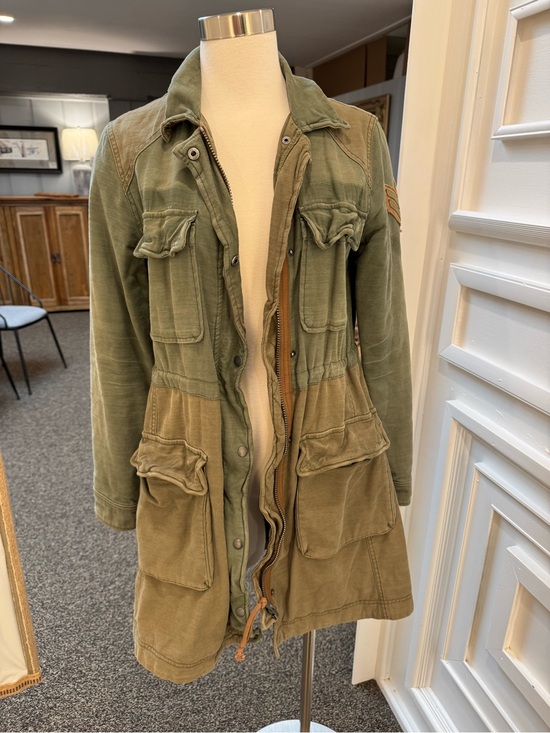 Free People Jackets & Blazers - Free People Olive Green Utility Field Jacket - Women